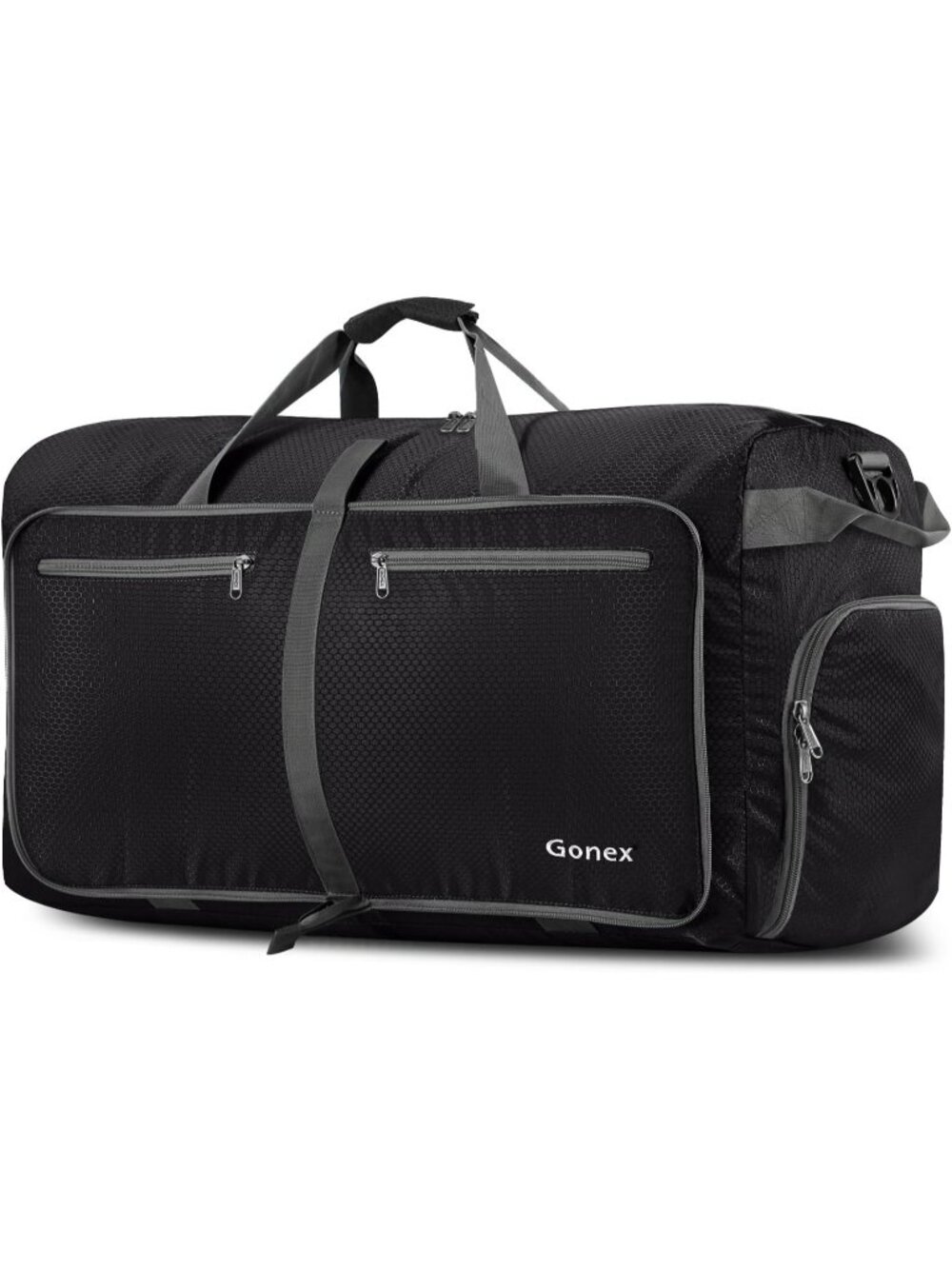 New 100L Foldable Travel Duffle Bag with Shoe Compartment, Lightweight